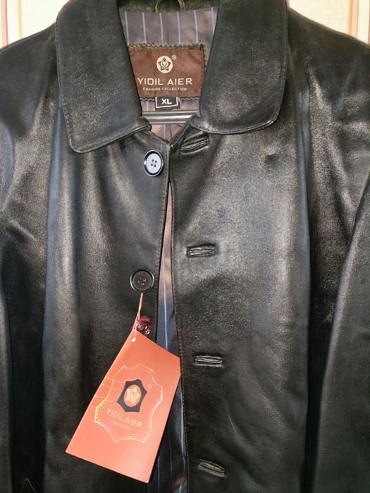Кожаный пиджак куртка р.48-50 натуральная кожа