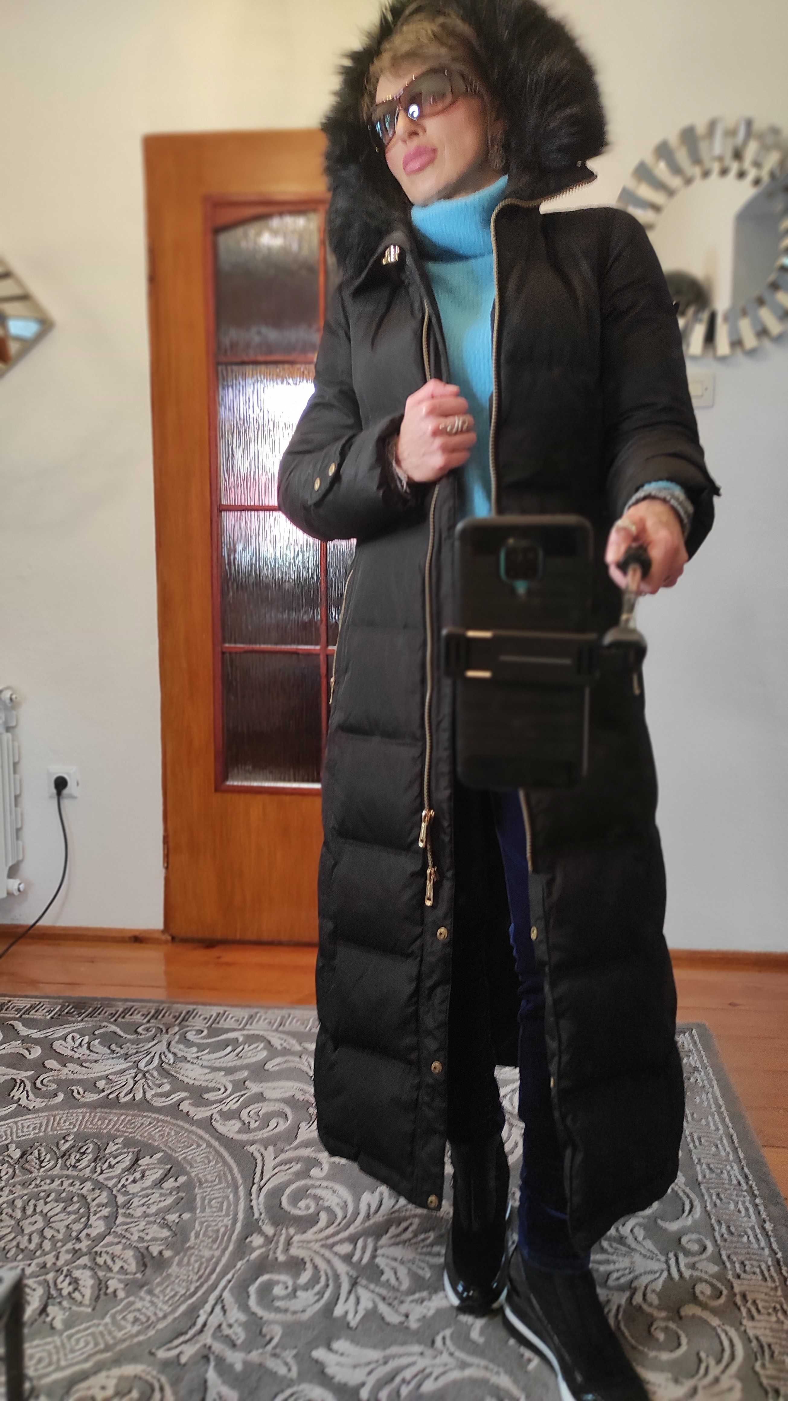 kurtka długa CALVIN KLEIN jak nówka