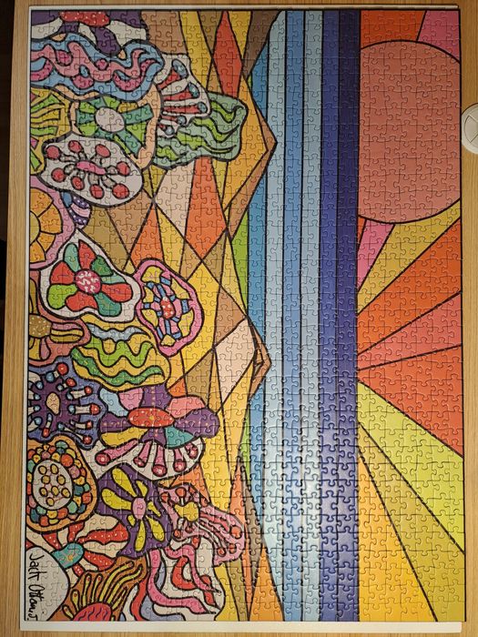 Puzzle Ravensburger "Stone Flowers In Hawaii " 1000el.