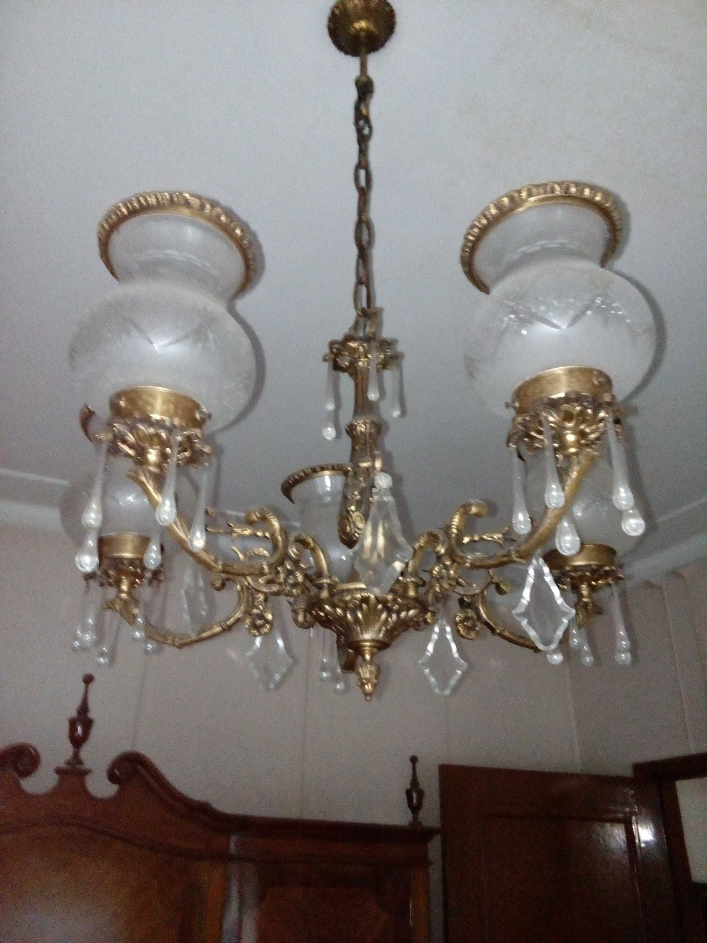 Candeeiro de bronze sala de jantar, bom preço