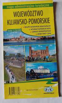 Województwo KUJAWSKO-POMORSKIE | mapa 1:250 000