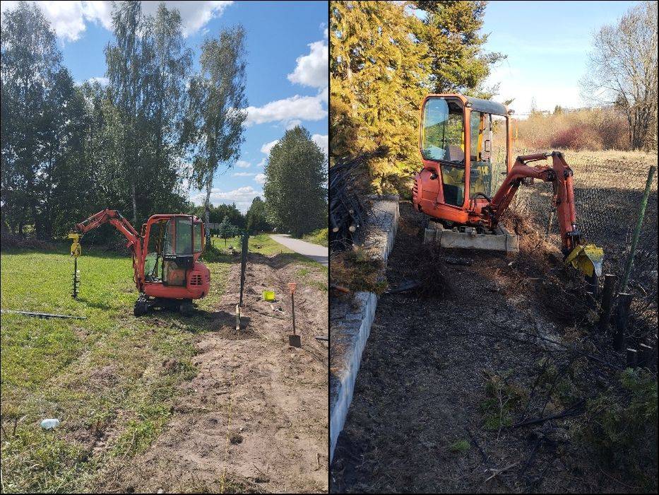 Usługi minikoparką Białystok i okolice.