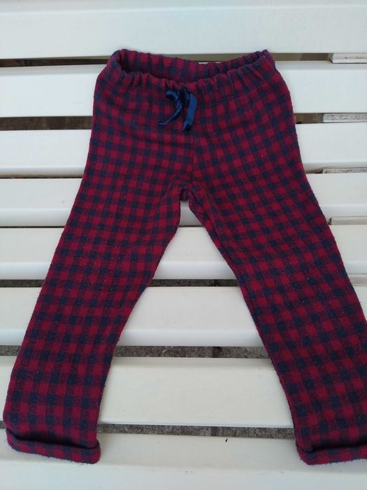 Calças quadriculadas de menina - Zara - 18 - 24 meses - 92 cm