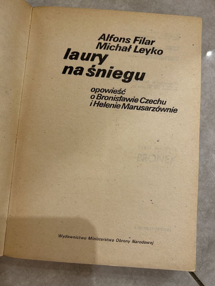 Laury na śniegu. Alfons Filar, Michał Leyko