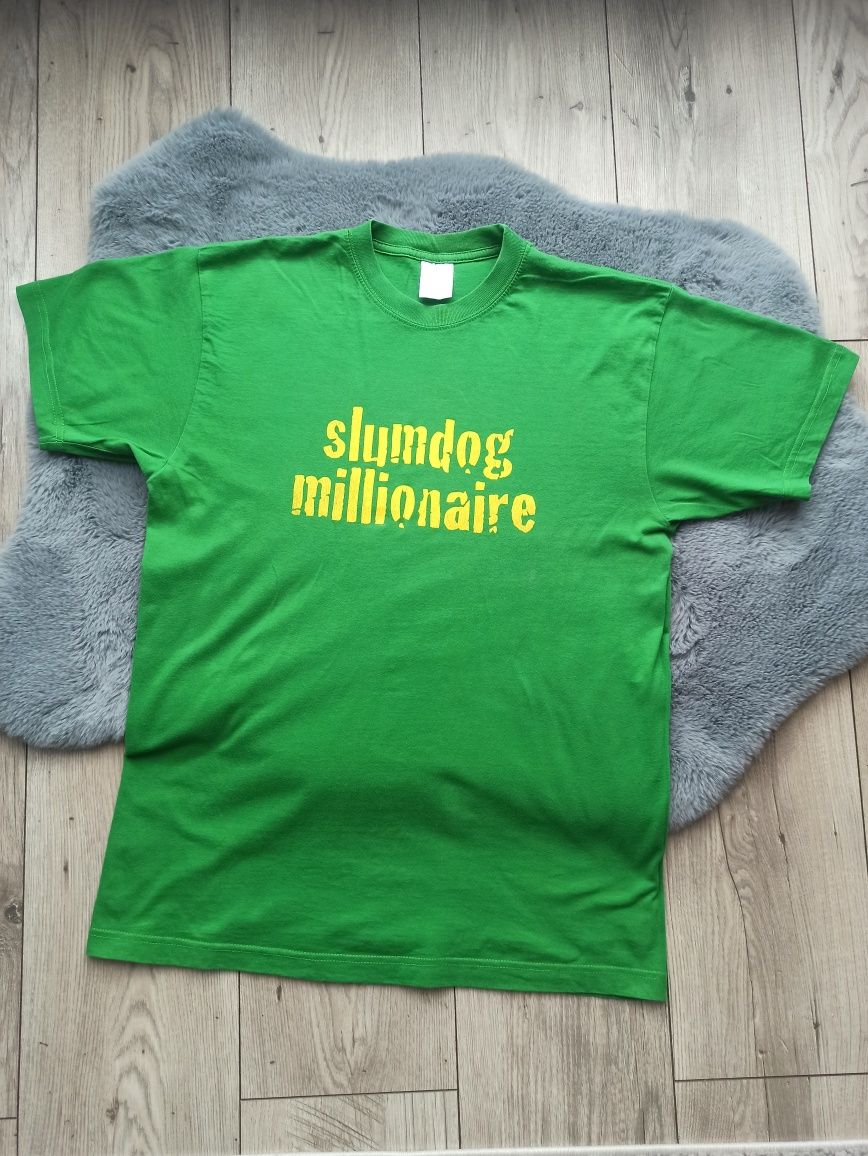 Koszulka zielona Slumdog Millionaire film * rozm. S * Stedman Classic