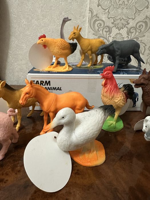 Набір домашніх тварин. Фігурки свійських тварин. Домашні тварини ферма
