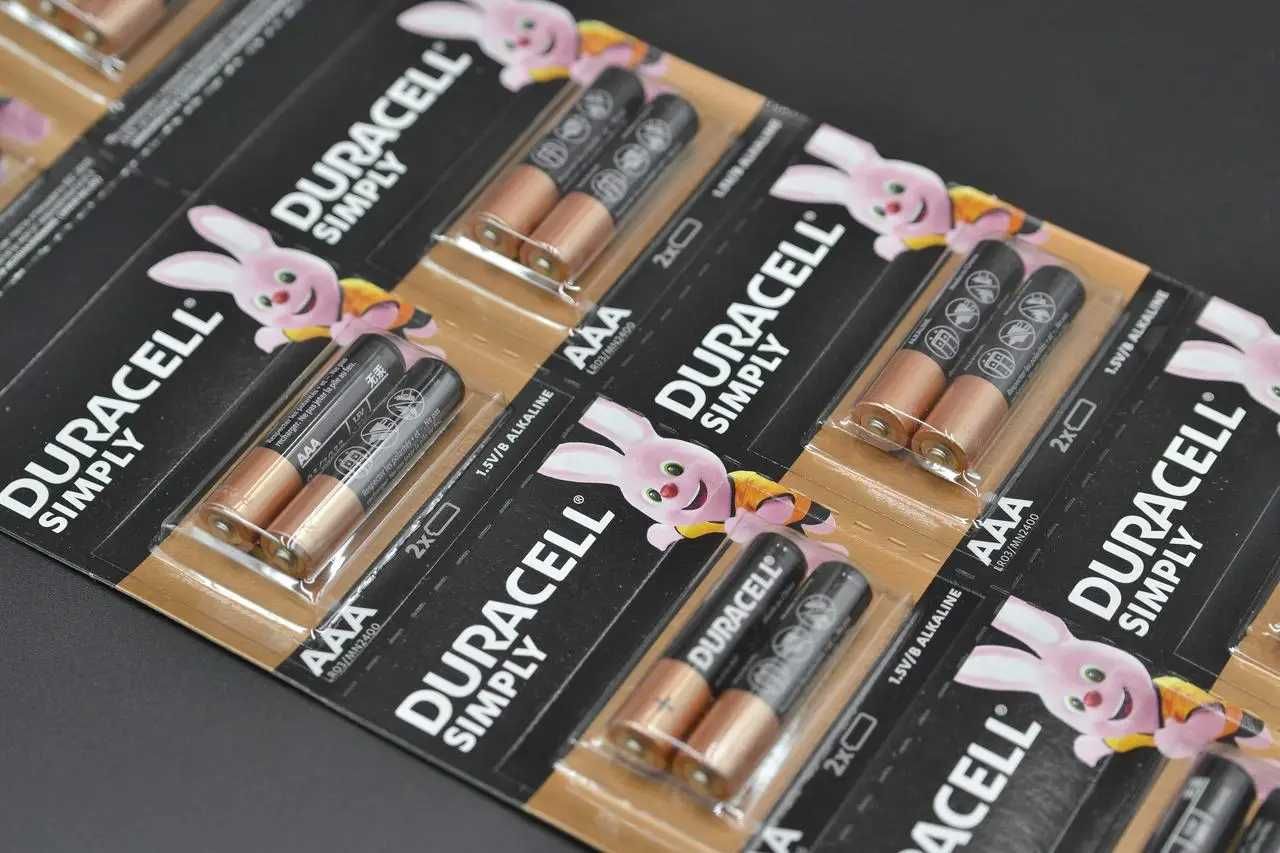 Батарейки Duracell ААА 1.5V LR03 (MN2400) Мізинчик