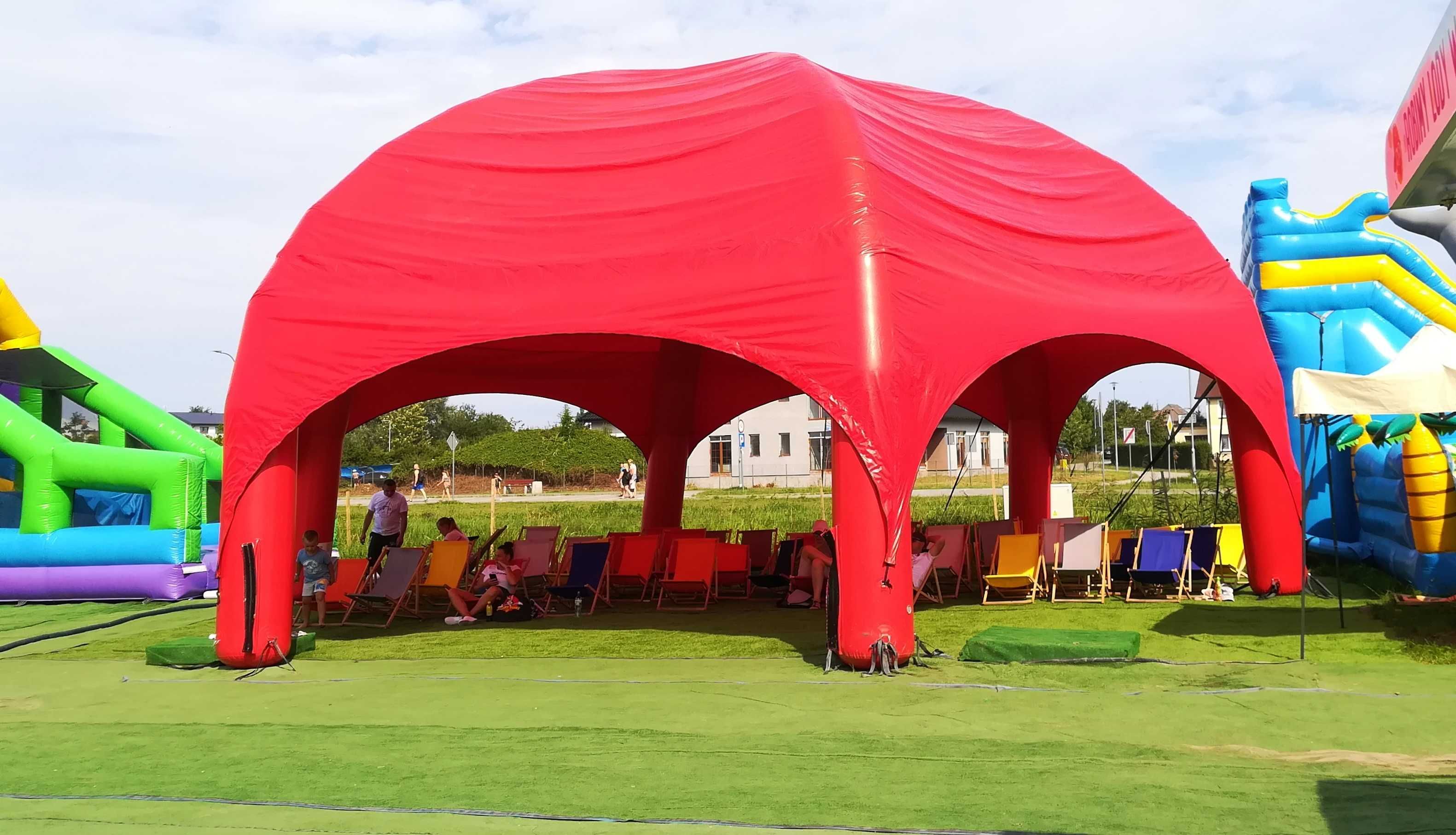 Namiot dmuchany RED TENT osłona eventu