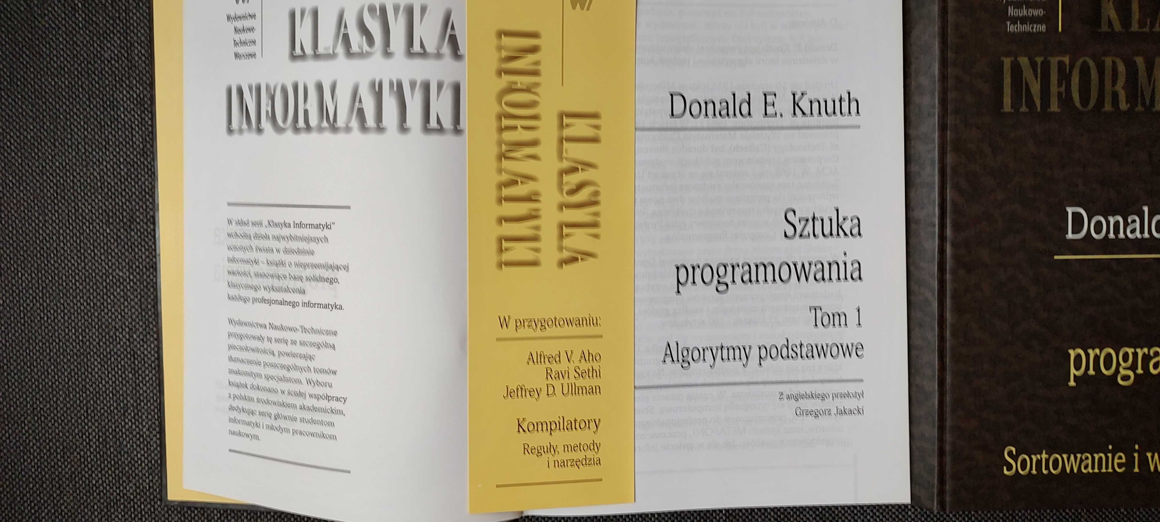 Sztuka programowania - Tomy 1-3. Donald E. Knuth. Klasyka Informatyki