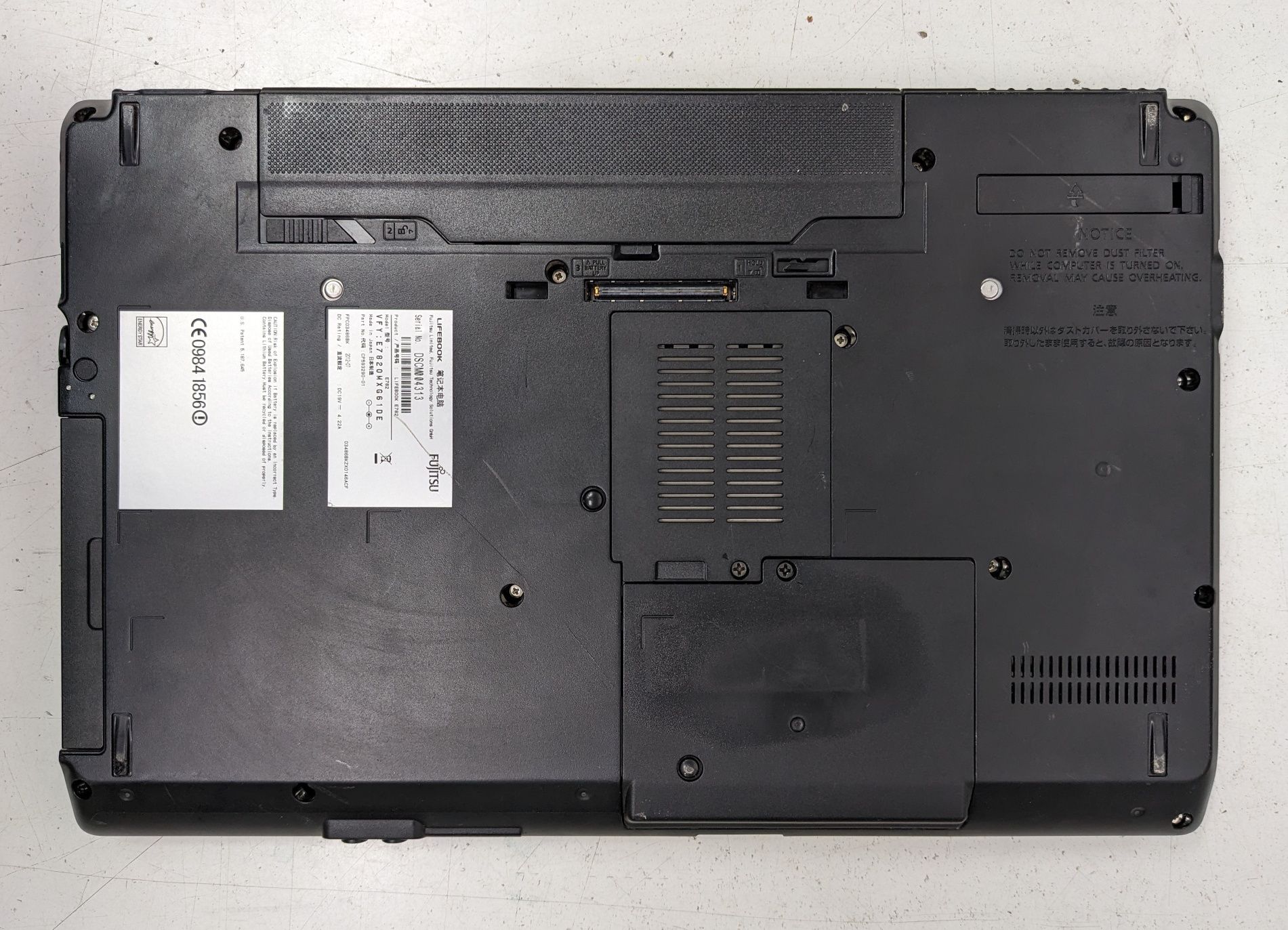 Ноутбук 15" Fujitsu E782 RAM 6Gb 120gb SSDбизнес серия COM-порт