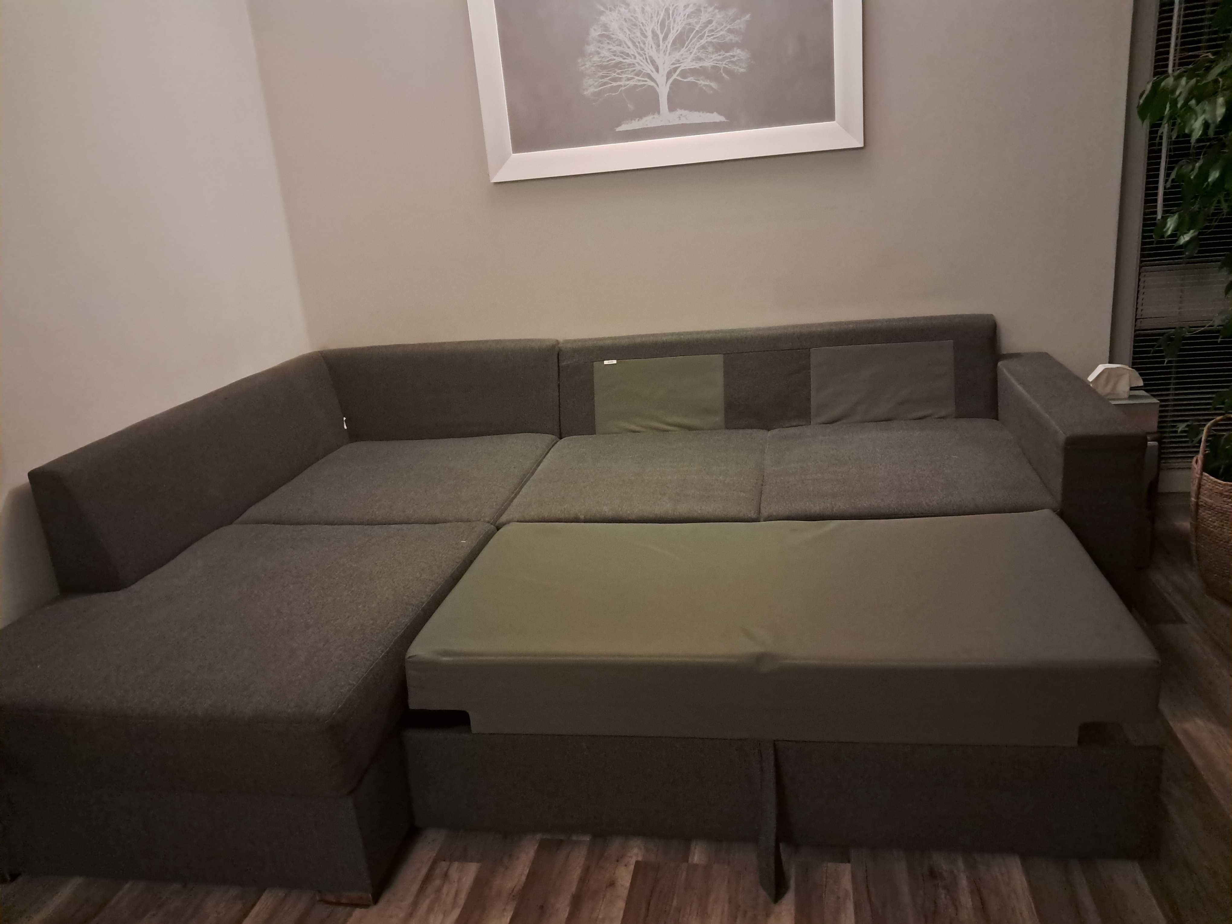 Narożnik z funkcją spania