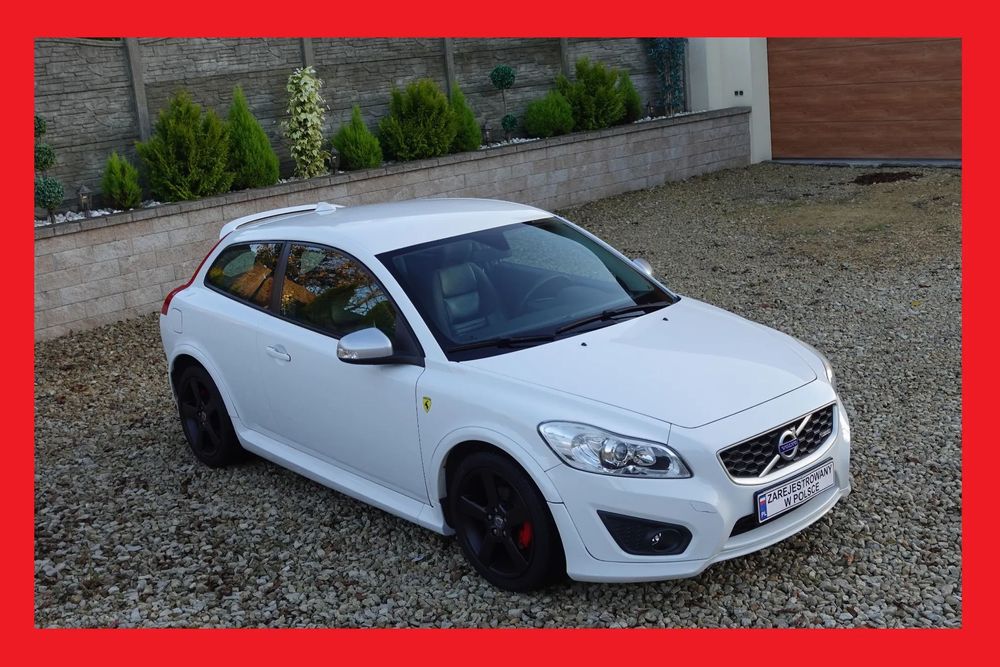 Volvo C30 Biały Super wygląd R-Design Czarne Alufelgi Skóra  !!