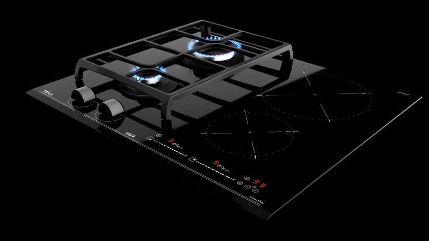 Комбінована варильна поверхня Teka HYBRID JZC 64322 ABN BK
