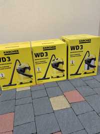 Karcher wd3 пылесос wd3 p с розеткой ; нержавейка ; 3 V-17/4/20