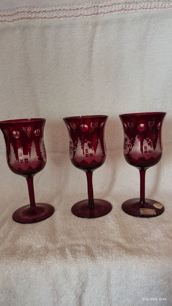 3 kieliszki Egermann