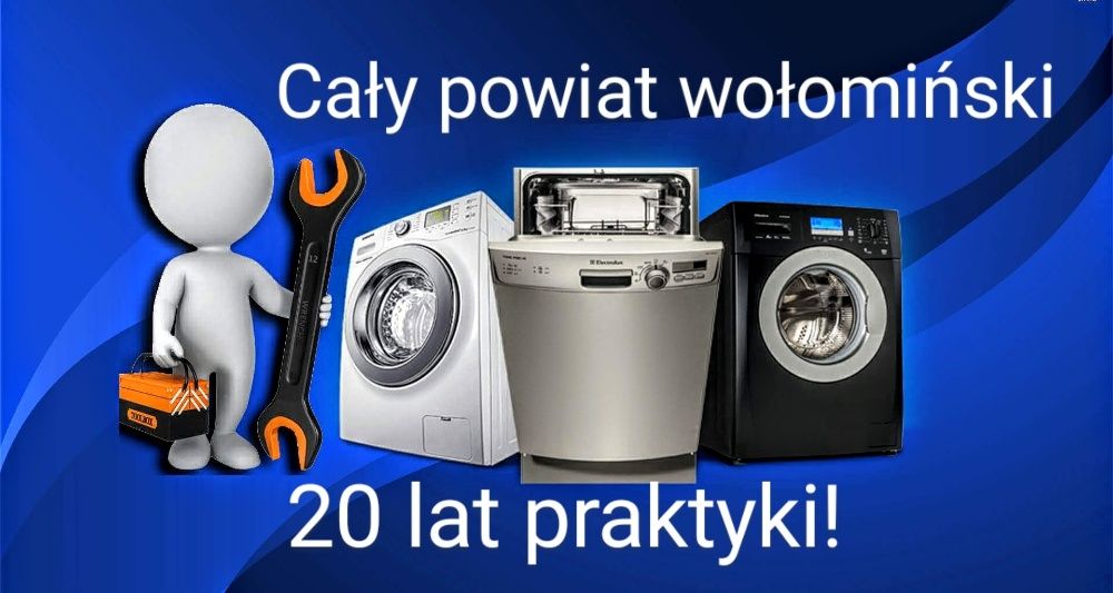 Serwis, naprawa PRALEK, ZMYWAREK, lodówek - Wołomin,Radzymin i okolice