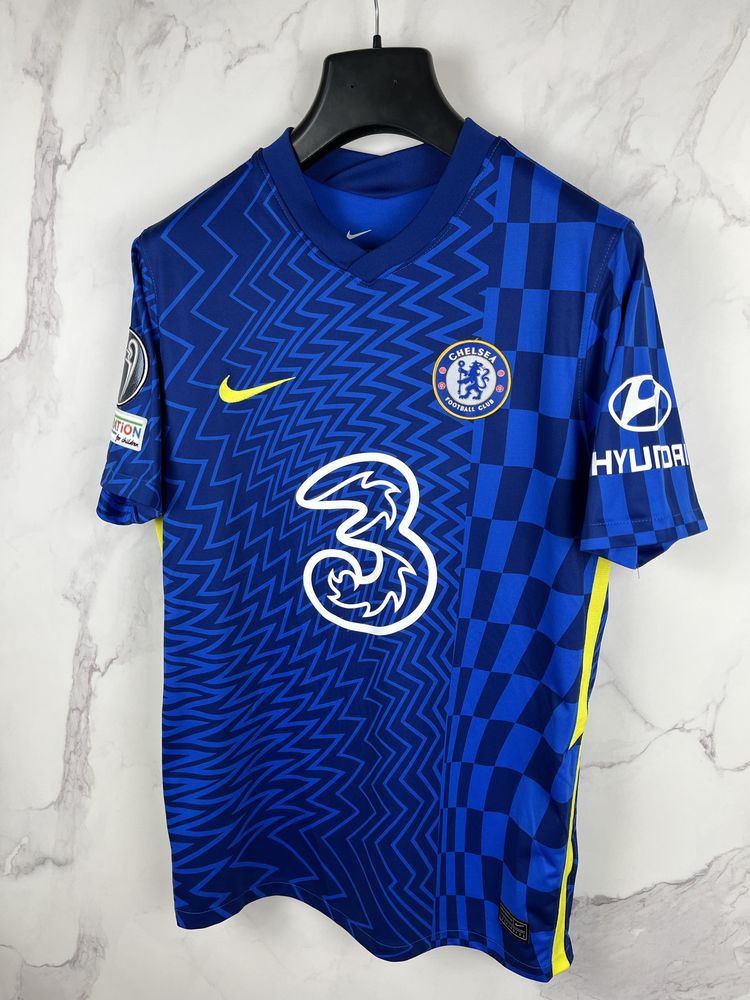 Футболка Nike Chelsea FC #19 Mount С Патчами