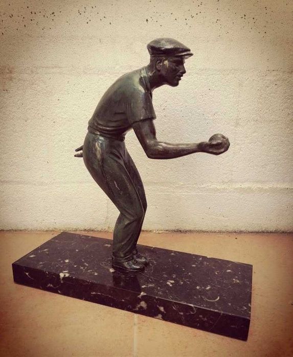 Escultura Art Déco J Rubens petanca