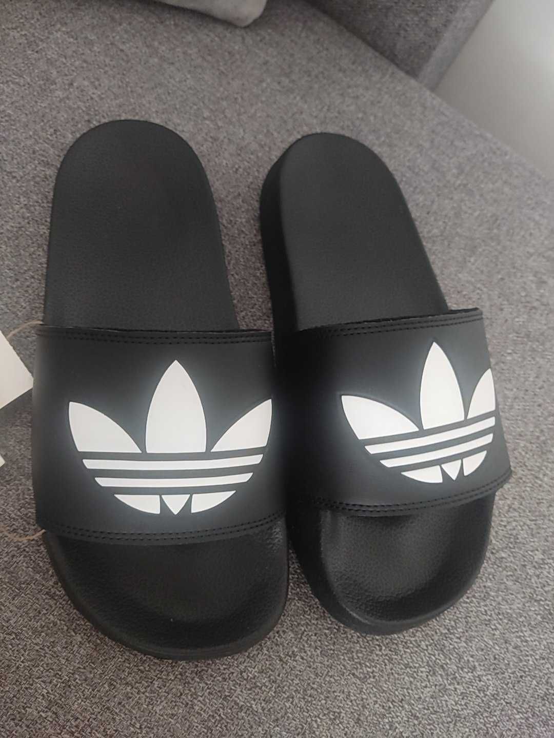 Klapki czarne adidas 38,5