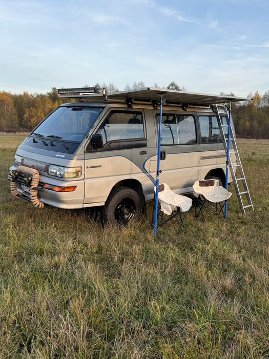 Mitsubishi L300 offroad camper 2.5td 4x4 reduktor 8-osobowy zamiana