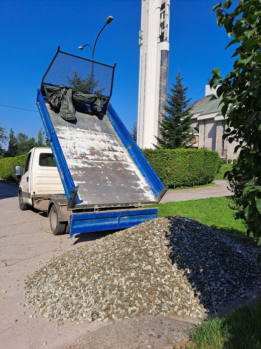Otoczak do drenażu, żwir, piasek, spóła, kruszywa, transport 3,5 t