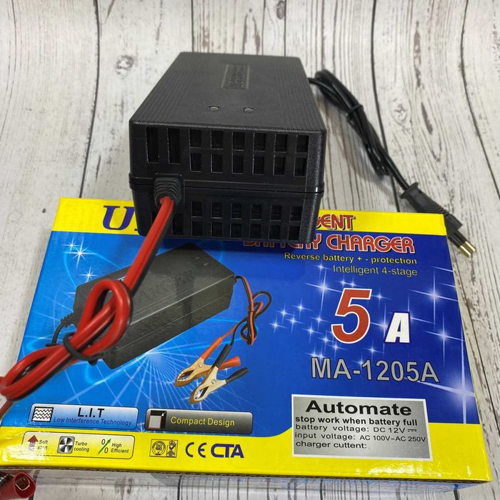 Зарядка для аккумулятора 12в Ukc MA1205a 5A