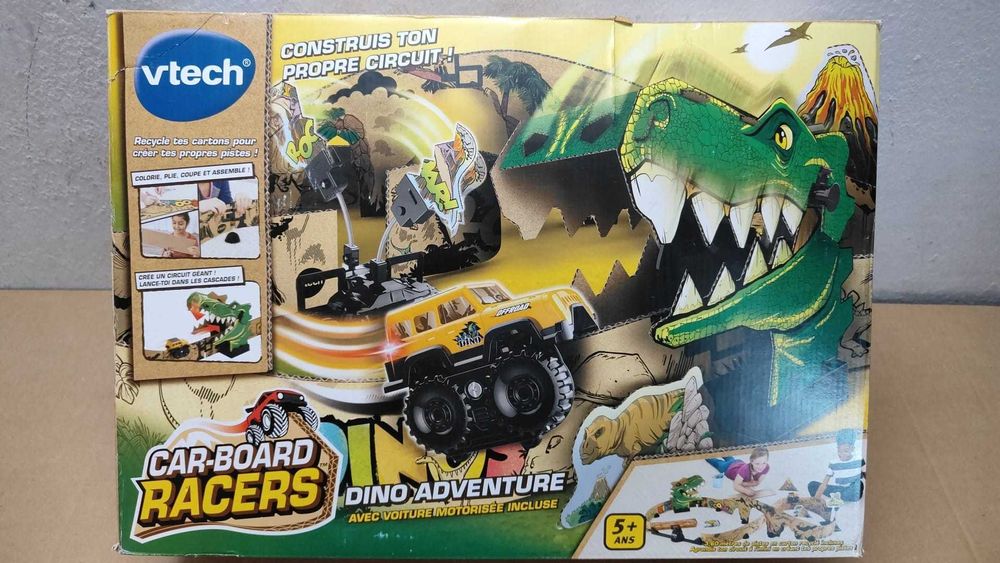 Vtech Tor Wyścigowy Dino Adventure Z Kartonu Z Recyklingu