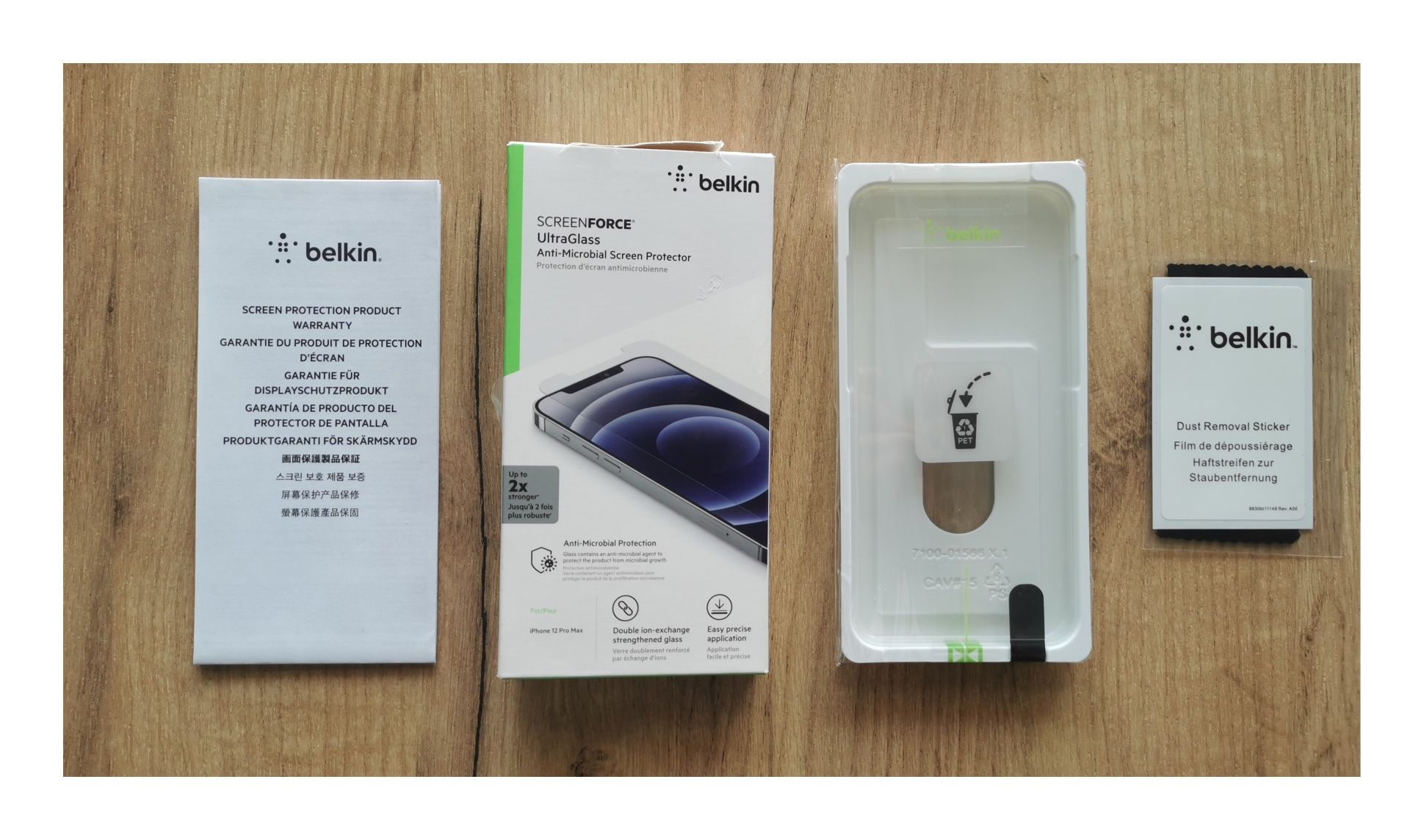 Nowe! Szkło Hartowane iPhone 12 Pro Max Belkin Screenforce UltraGlass