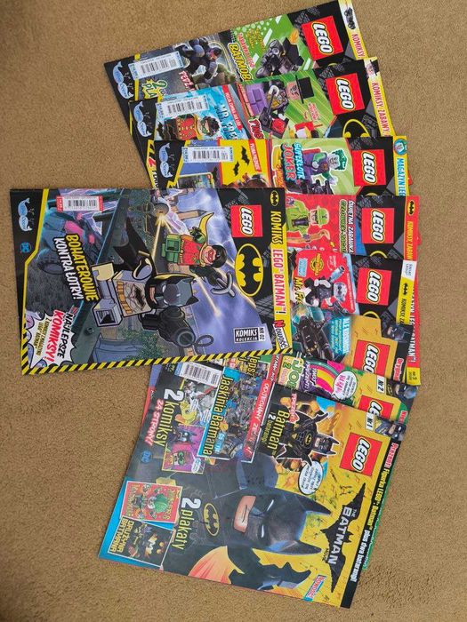 Lego Batman - zestaw 8 gazetek + komiks