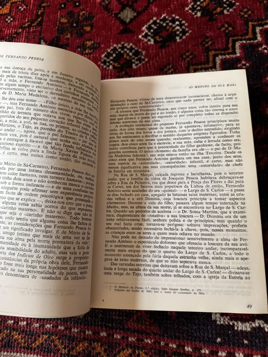 Lote de 2 livros Fernando Pessoa