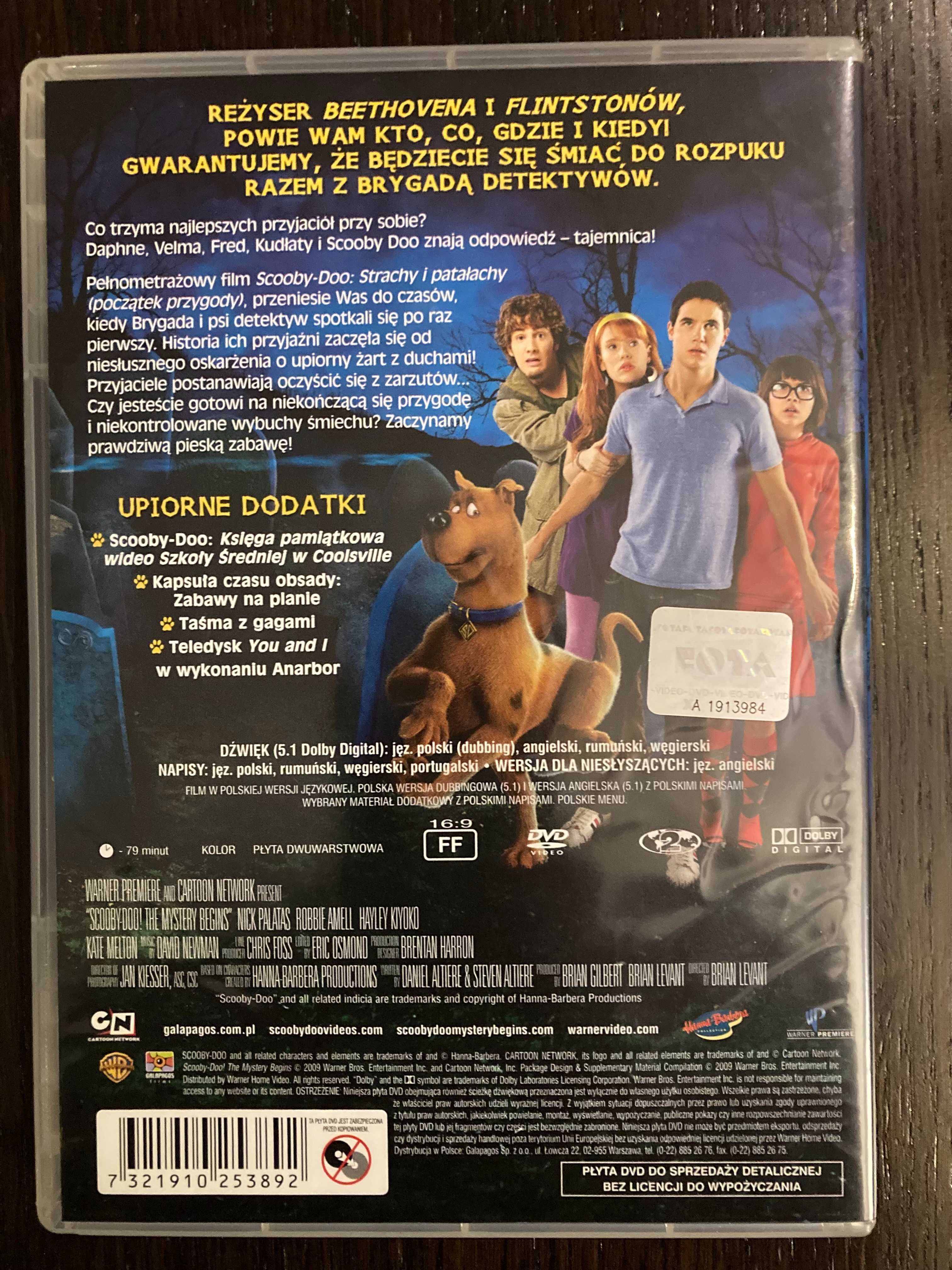 Scooby Doo ! Strachy i patałachy. DVD