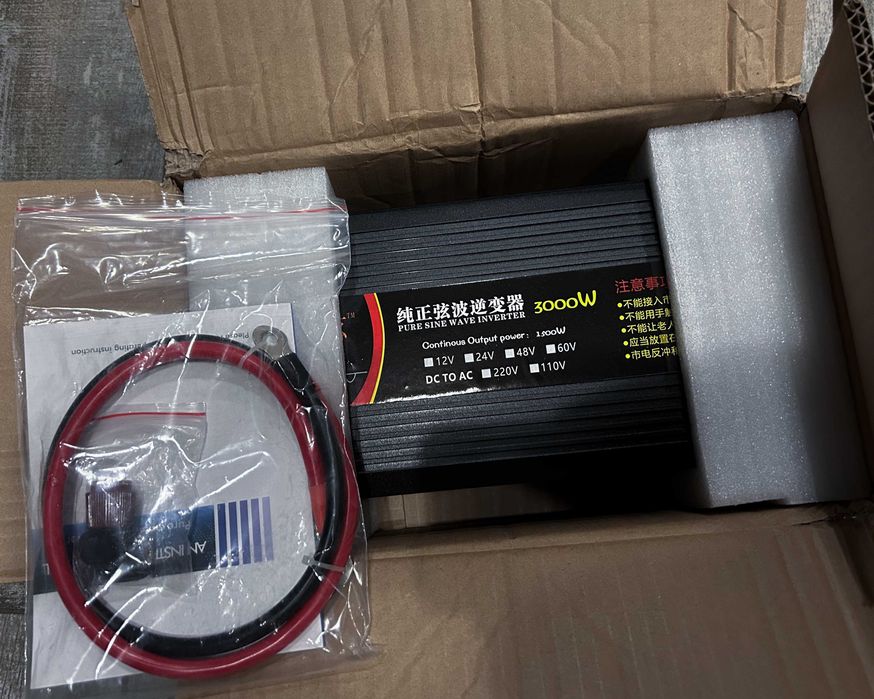 Інвертор 12-220v 3000 w чистий синус