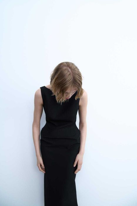 Сукня - міді з розрізом Zara