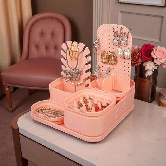 Modułowy Organizer na Biżuterie "Cute Kitty"