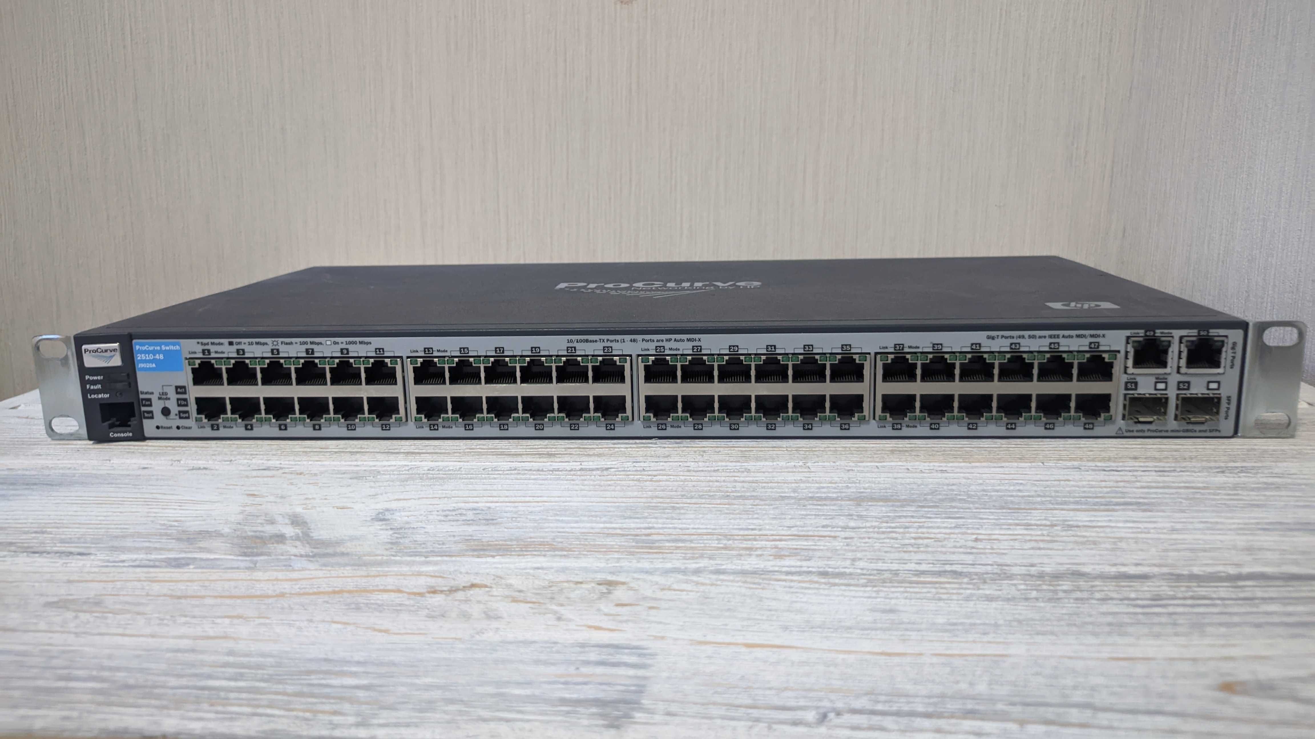 HP ProCurve 2510-48 (J9020A) Ethernet Switch