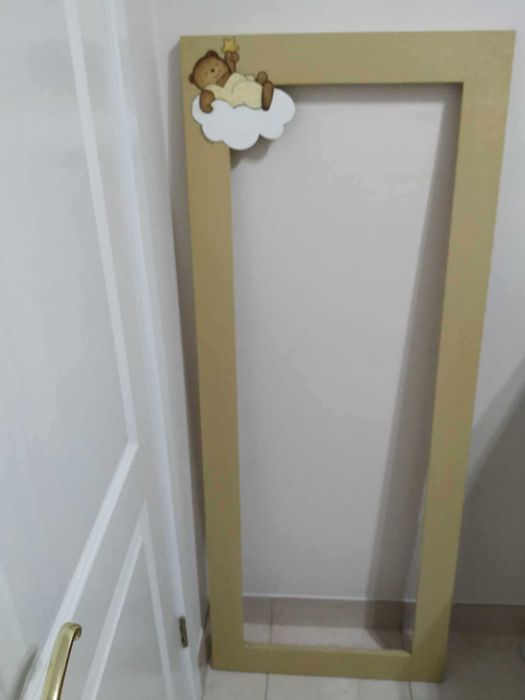 Molduras para espelho em madeira (pintadas à mão)