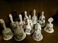 Kolekcja porcelanowych dzwonków