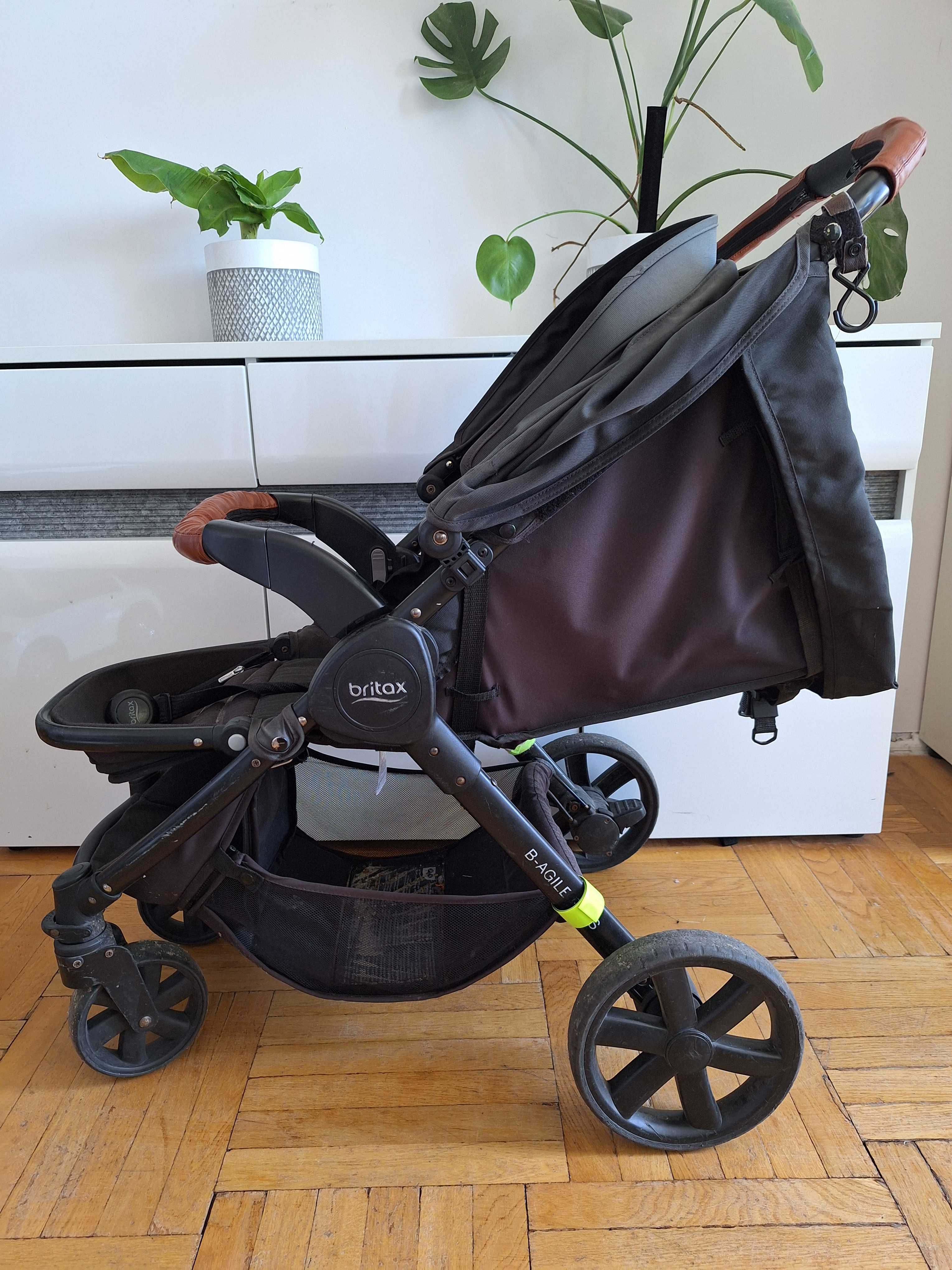 Wózek spacerowy Romer Britax b agile plus, czarny, wyposażenie