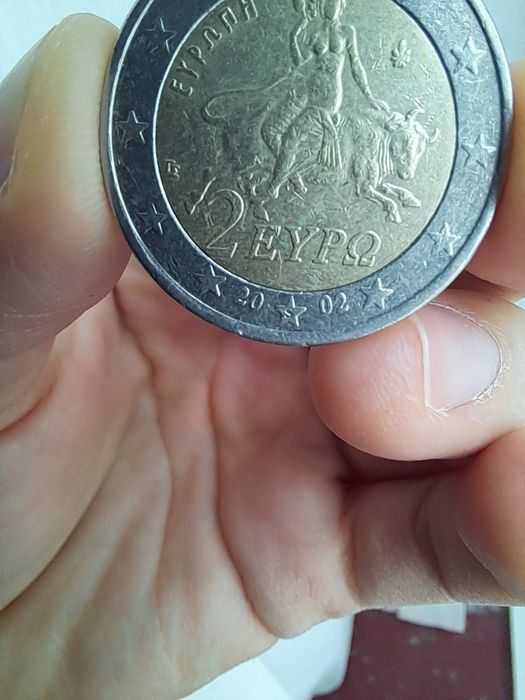 Moeda de 2€ da Grécia de 2002