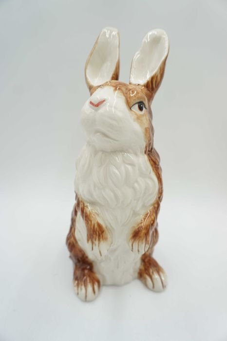 PIĘKNA porcelanowa figurka królik- zając