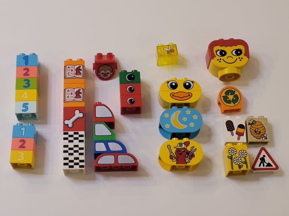 KLOCKI TEMATYCZNE Obrazkowe oryginalne klocki LEGO DUPLO