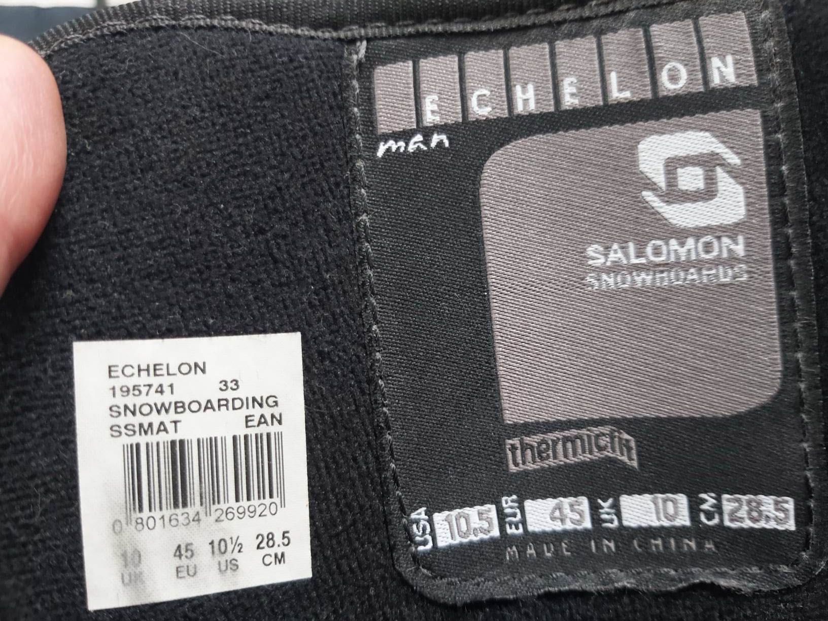 Buty snowboardowe Salomon Echelon, roz. 45