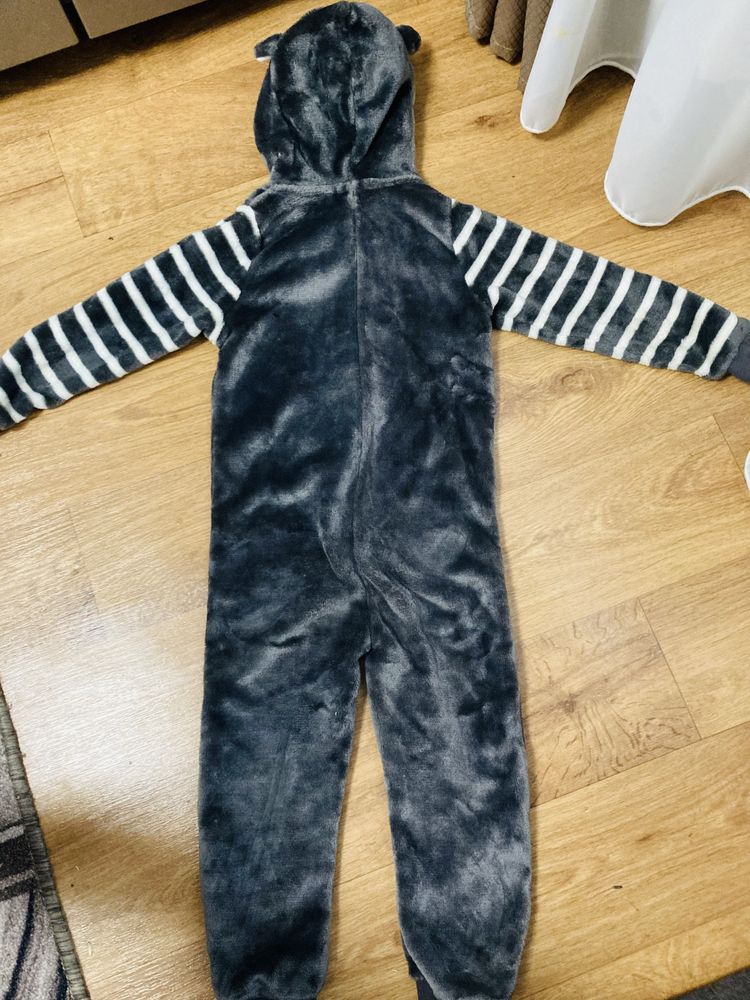 Слип кингуруми пижама домашний комбинезон теплый на мальчика 3 4 года