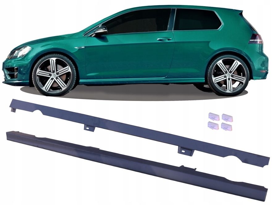 Spoiler Listwy progowe dokładki progi VW GOLF VII 7 13-17r Rline