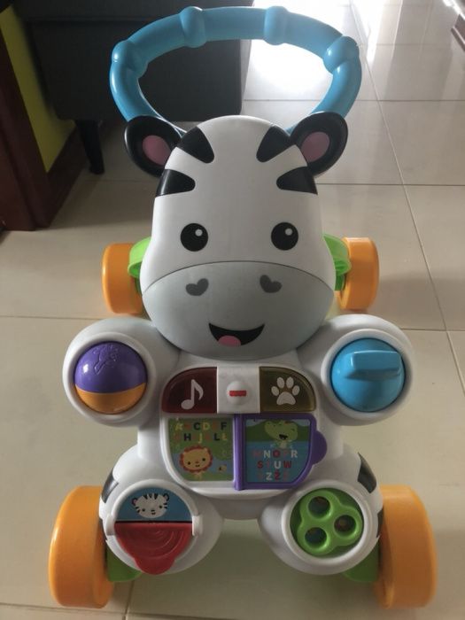 Fisher Price interaktywny chodzik Zebra