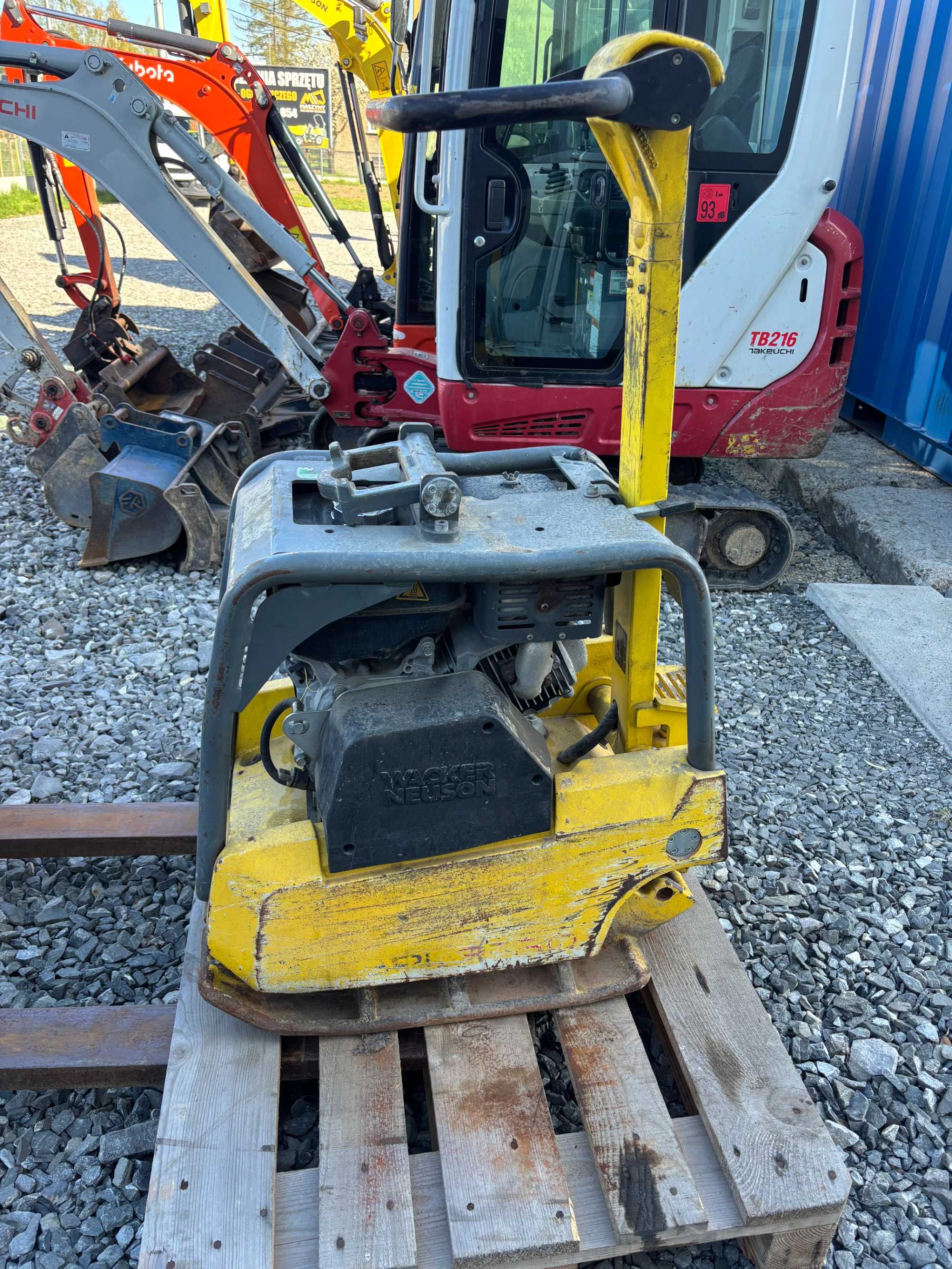 Zagęszczarka rewersyjna Wacker DPU3750 At 240 kg 2018r.silnik Honda