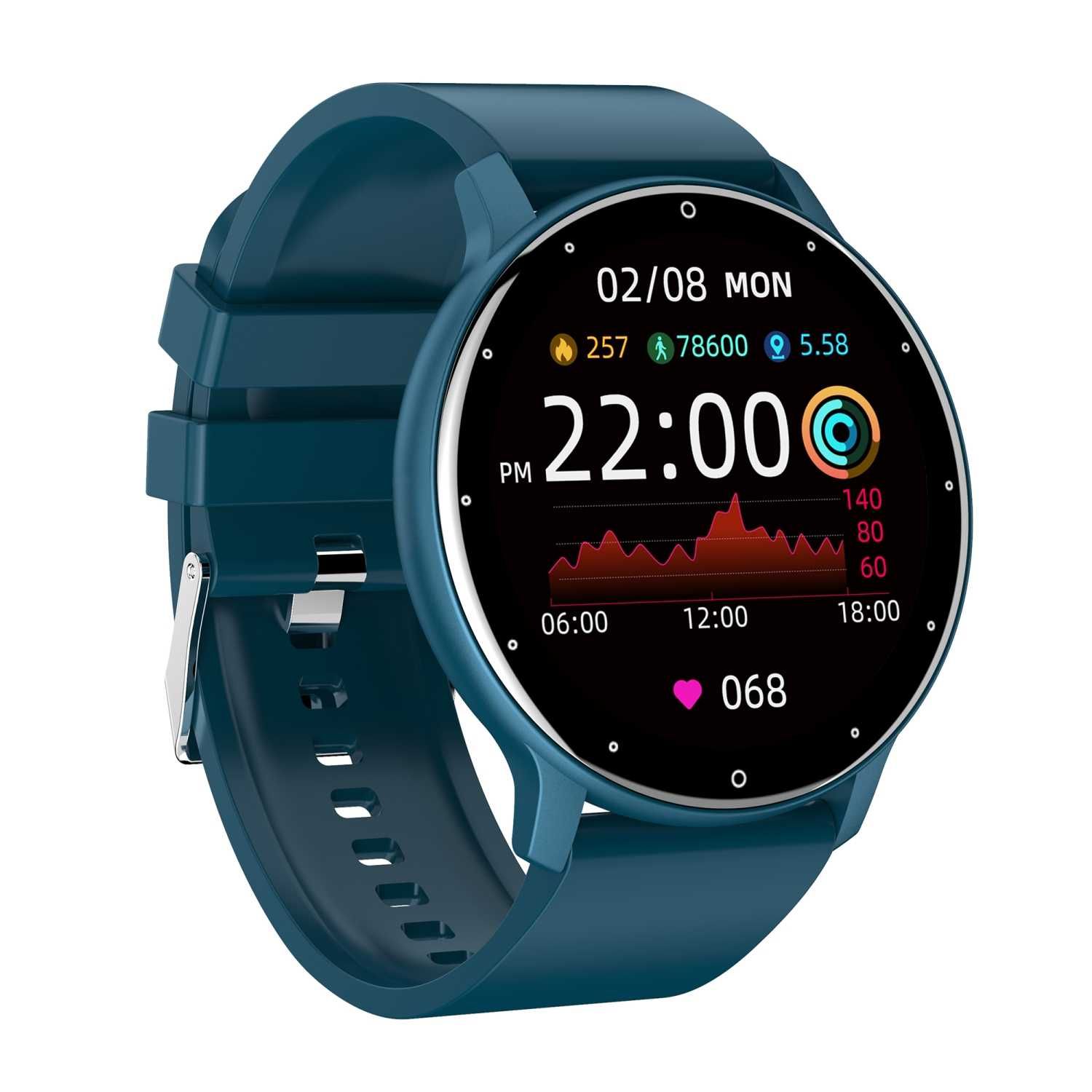 SMARTWATCH GRAVITY GT1-5 Niebiesko - Niebieski