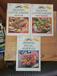 Zestaw 3 książki kucharskie z przepisami