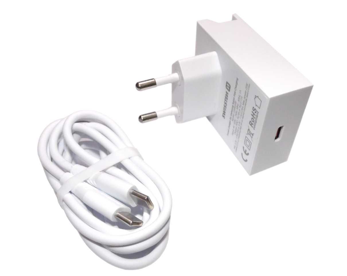 Ładowarka podróżna 3A 25W z Podstawką SUPER CHARGE USB C 120cm