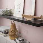 Estante de parede LACK, preto-castanho, 190x26 cm - IKEA
